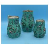 DAVENPORT 3PC GRADUATED PITCHER/JUG SET WITH