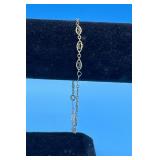 14KT FILAGREE LINK BRACELET 8' - 1.1 DWT