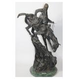 AFTER FREDRICK REMINGTON, 1861-1909, BRONZE