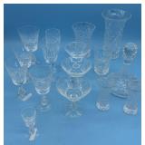 WATERFORD 16PC GROUPING - 10PCS KILDARE STEMWARE,
