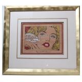 AFTER ROY LICHTENSTEIN, 1923-1997, MIXED MEDIA ON