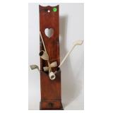 REPRODUCTION PINE PIPE BOX, MADE IN THE 1970S,
