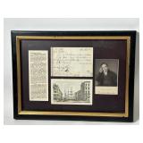 DEWITT CLINTON COLLAGE (1769 - 1828) WITH BIO,