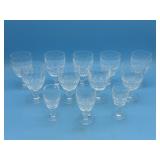 12 WATERFORD COLLEEN STEMWARE TO INCLUDE 9 5.25'