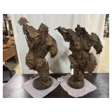 2x$ - Complementary Brutalist nude busts cast meta