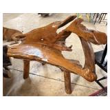 Imported Driftwood bench with weather driftwood mo