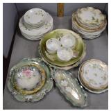 42 assorted dinnerware incl Haviland and Co. dinne