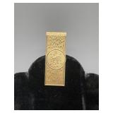 14kt Leo money clip - 16gtw