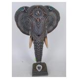 Jumbo Elephant head sculpture by Jon Stuart Anders