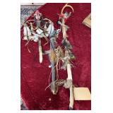 3x$ - Authentic Native American ceremonial sticks