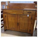 Chestnut dry sink - 43" x 20" x 42"