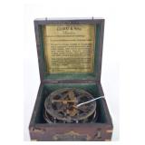 Gilbert & Sons British Ships Compass in box