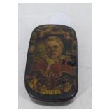 Pope Pius X portrait on snuff box