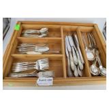 Heirloom Sterling flatware set Virginian pattern s