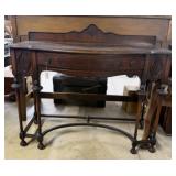 Rishel Mahogany finish single drawer server
