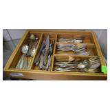 International Sterling "Prelude" flatware set serv