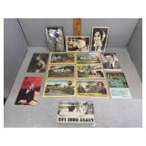 Postcard index with assorted topic sleeved cards i