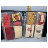 Portfolio of pocket size early 20th century advert