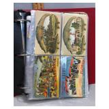 168 Postcards Florida Album incl 2 Alligator borde