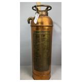 Guardene Copper fire extinguisher with brass ID pl