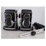 Two Mamiya C220 cameras