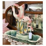 MCM Flamingo California pottery lamp - 15.5" x 14"