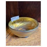 Robert Held art glass iridescent bowl - 6.75" D