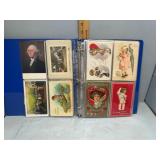 Holiday Postcard album with 100+ postcards