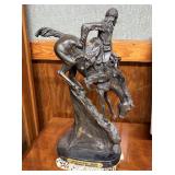 "Mountain Man" by Remington Bronze on marble base