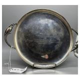 International Sterling tray La Paglia designed in