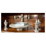 Weighted Sterling grouping: salt and pepper shaker
