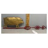 Pig Weathervane arm