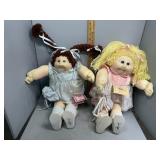2x$ - Two Original Cabbage Patch Kids signed by Xa