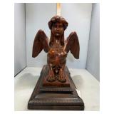 French empire style winged sphynx figure on stand