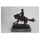 After Frederick Remington "Cowboy" 8" x 7"