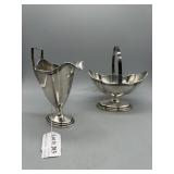 Sterling Creamer & handled sugar bowl - 252gtw