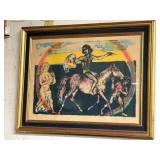 "The Artist" by Walter Spitzer E.A. signed litho -