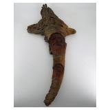 Driftwood carved Old Man in the Tree by Raymond Co