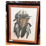 Framed signed and numbered print by Ken Schmidt In