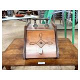 Coal Cod 1800s walnut case with brass interior tra