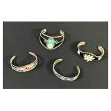 Alpaca Mexico Cuff Bracelets - Qty 4