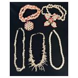Shell Necklace Lot - Qty 5