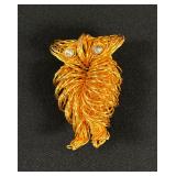 Owl Brooch Pin