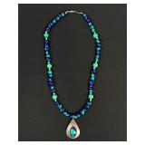 SJ 925 Sterling Silver Pendant w/ Necklace