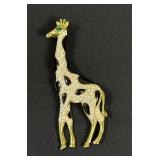 Giraffe Brooch Pin