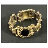 Vintage Onyx Gemstone Bracelet