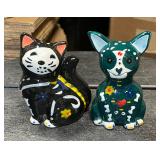 Dead of the Dead Cat & Dog Salt & Pepper Shakers
