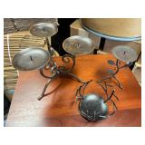 Collection of Metal Candle Holders