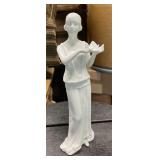 Porcelain Art Nouveau Woman Figurine