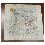Art Drawing on Handkerchief by Greg 94